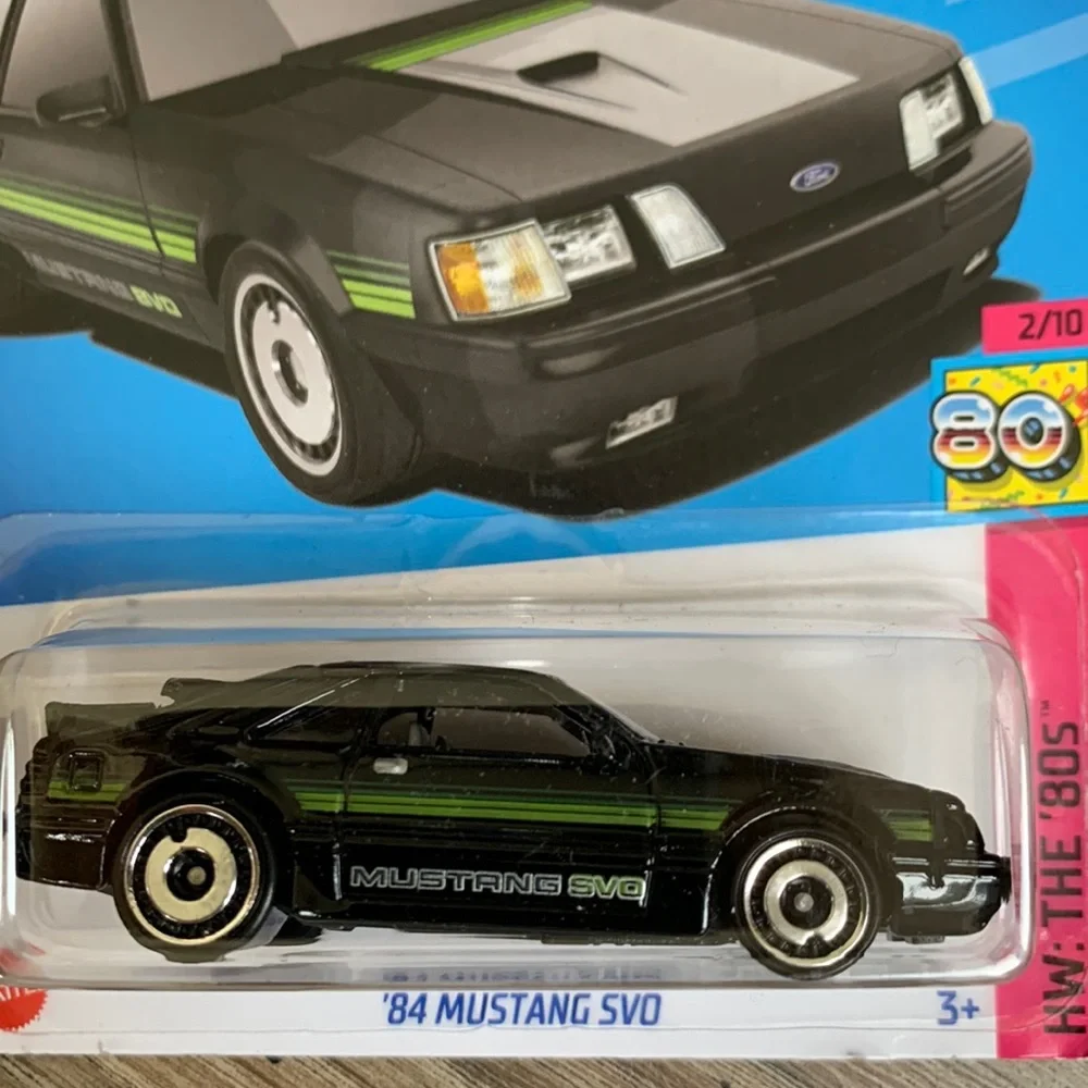 Hot Wheels 1984 Mustang SVO Ford HW 80s Hotwheels Diecast Muscle Car 2023 New